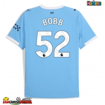 Camisa de Futebol Manchester City Oscar Bobb #52 Equipamento Principal 2025-26 Manga Curta